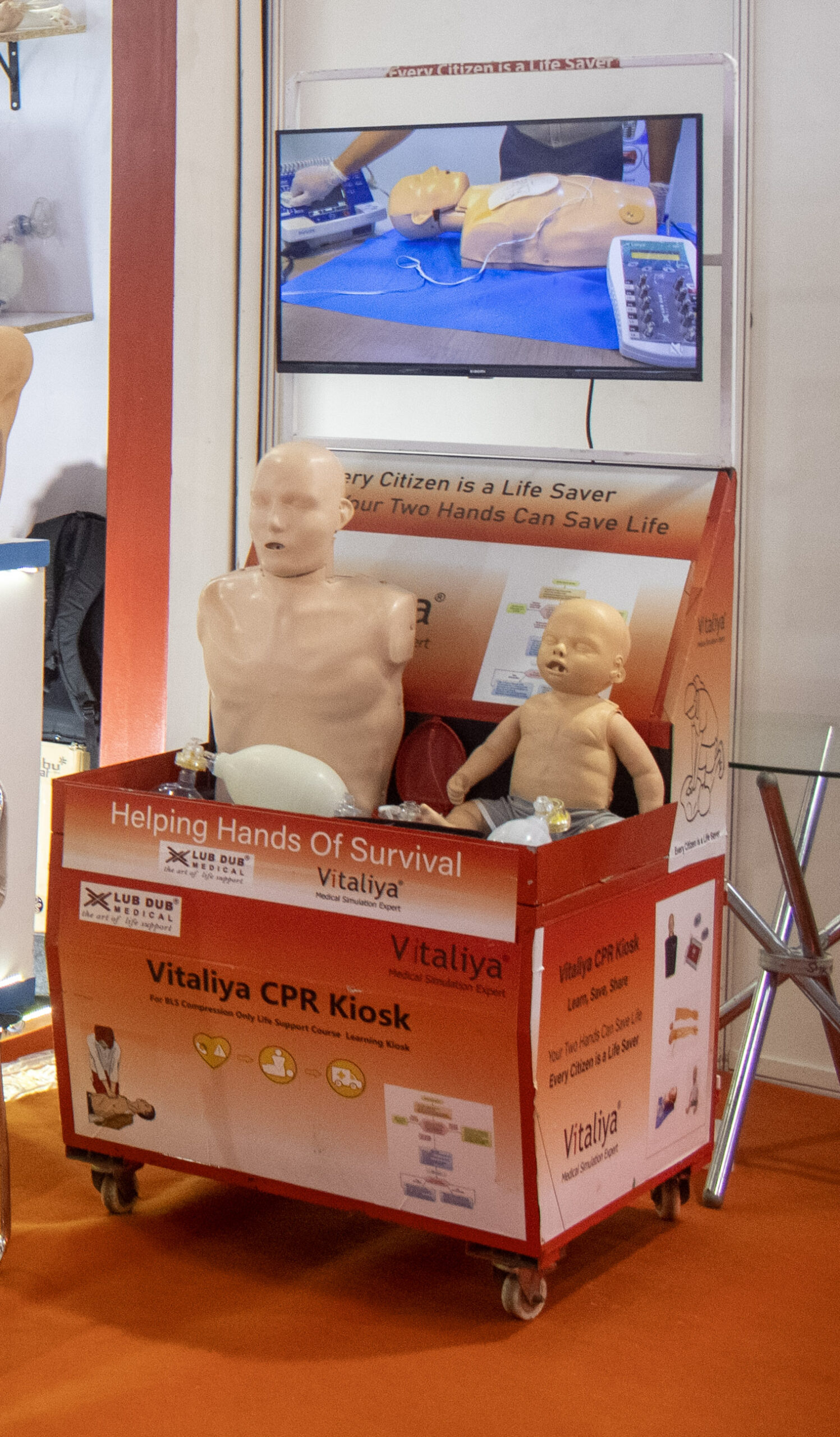 BLS CPR training manikin by Vitaliya